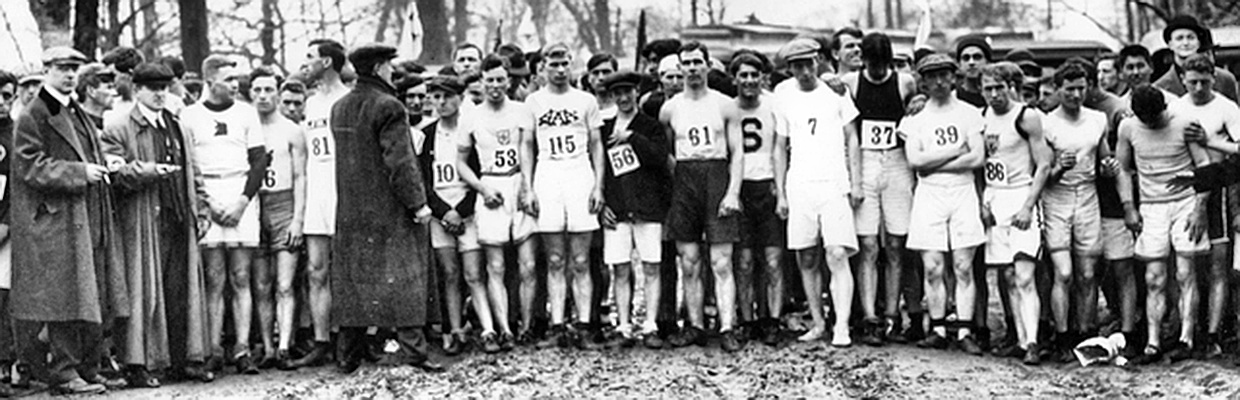 The start of the Boston Marathon