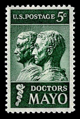 Mayo Brothers (Charles & William) Stamp