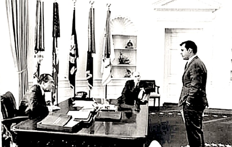 Mitchell with Nixon and Ziegler