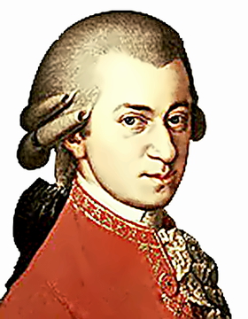 Composer Wolfgang Amadeus Mozart