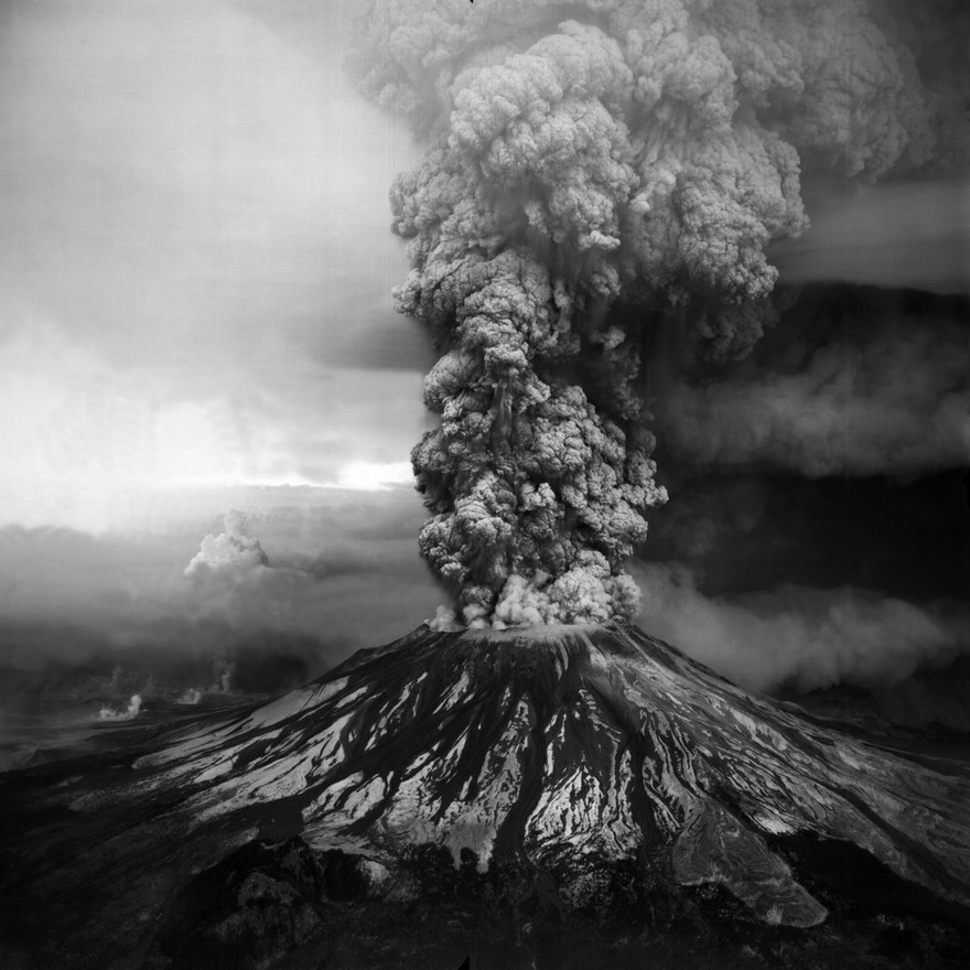 Mount St. Helens during