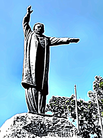 Patriot Luis Munoz-Rivera's statue in his park