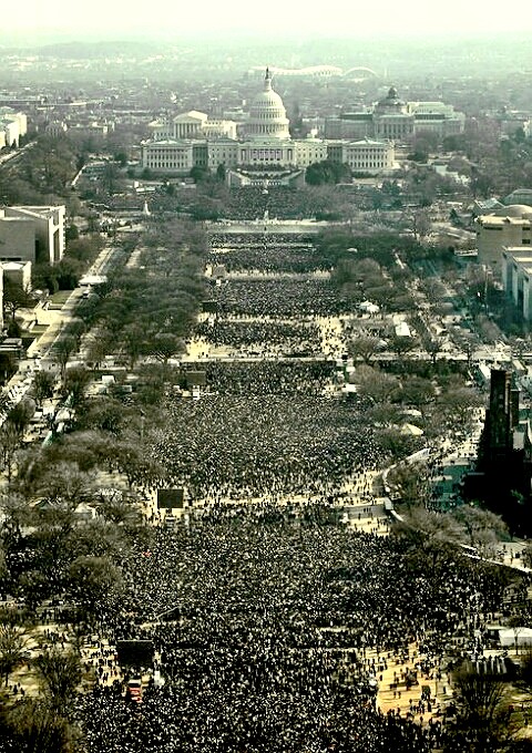 Obama Inauguration - Crowd on the Caritol Mall