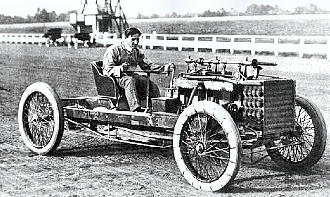 Driver Barney Oldfield