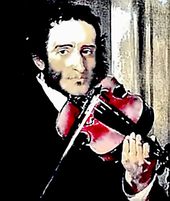 Violinist Nicolo Paganini