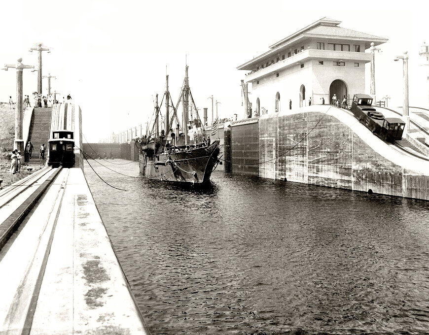 The Panama Canal - Historic Photo
