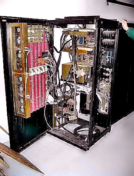 PDP-11 with cabinet open