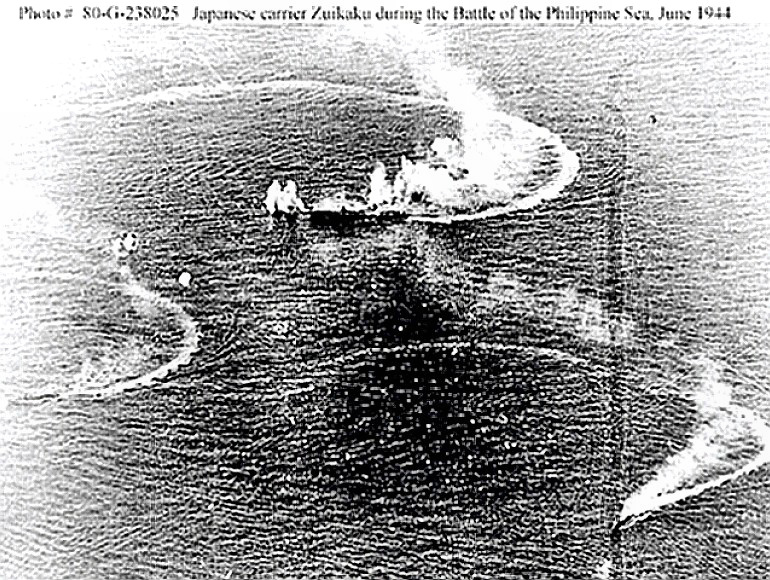 Philippine Sea - Japanese carriers attacked