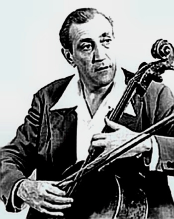 Cellist Gregor Piatigorsky in 1945