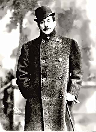 Composer Giacomo Puccini in 1908