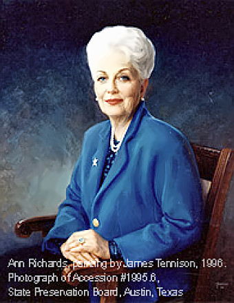 Texas Governor Ann Richards