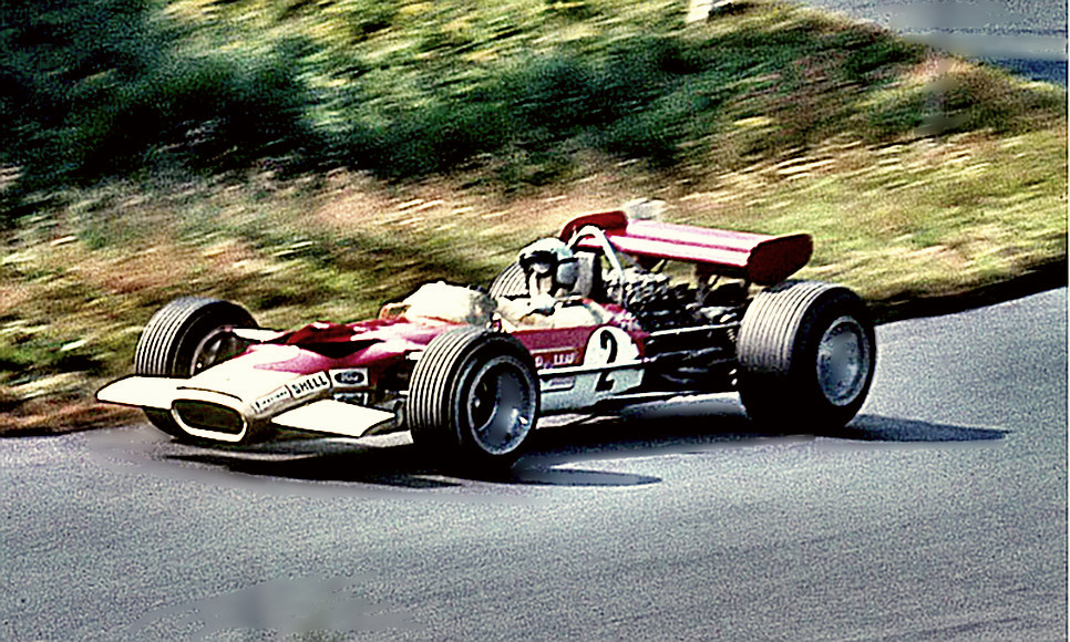 Jochen Rindt driving a Lotus