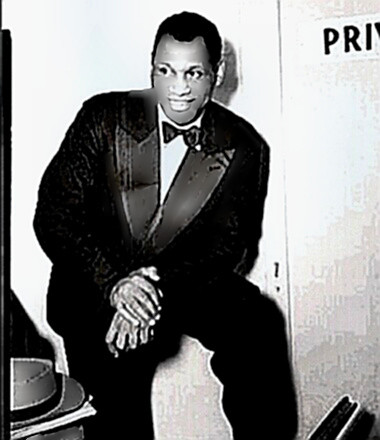 Paul Robeson - backstage