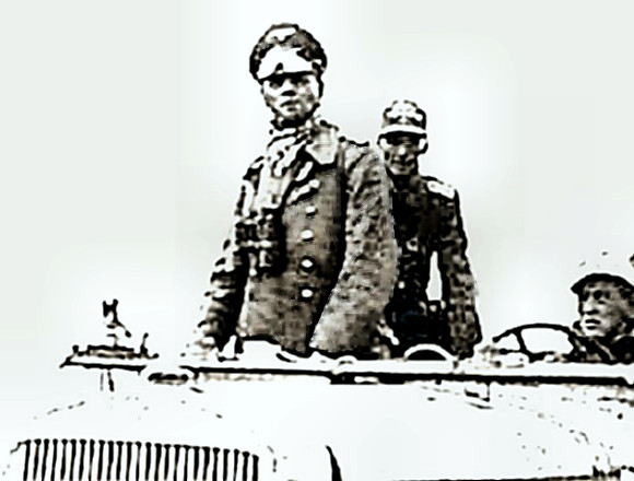 Field Marshall Irwin Rommel in the field