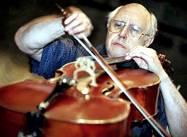 Cellist Mstislav Rostropovich