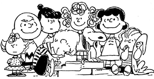 Charles M. Schulz Peanuts characters