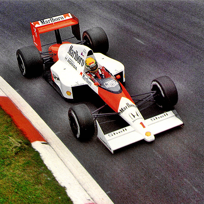 Formula 1 driver Ayrton Senna