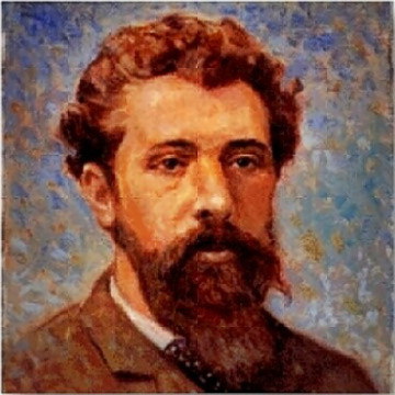 Neoimpressionist painter Georges Seurat