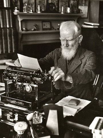 Writer George Bernard Shaw