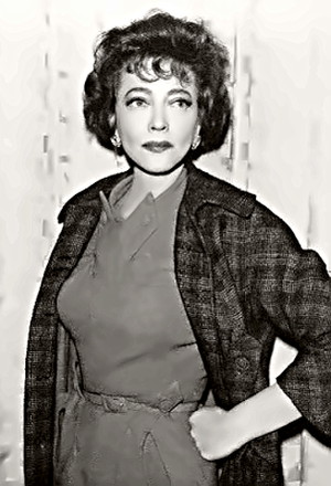 Actress Sylvia Sidney