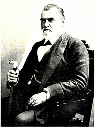 Politician & Railroad Tycoon Leland Stanford in 1890