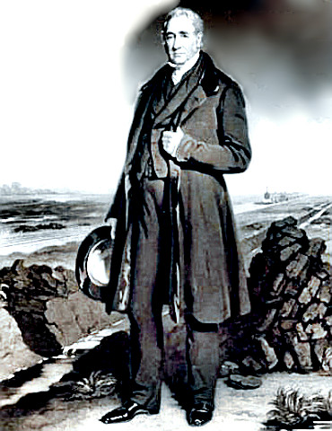 Steam Locomotive Designer George Stephenson