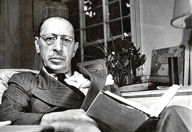 Composer Igor (Fedorovich) Stravinsky
