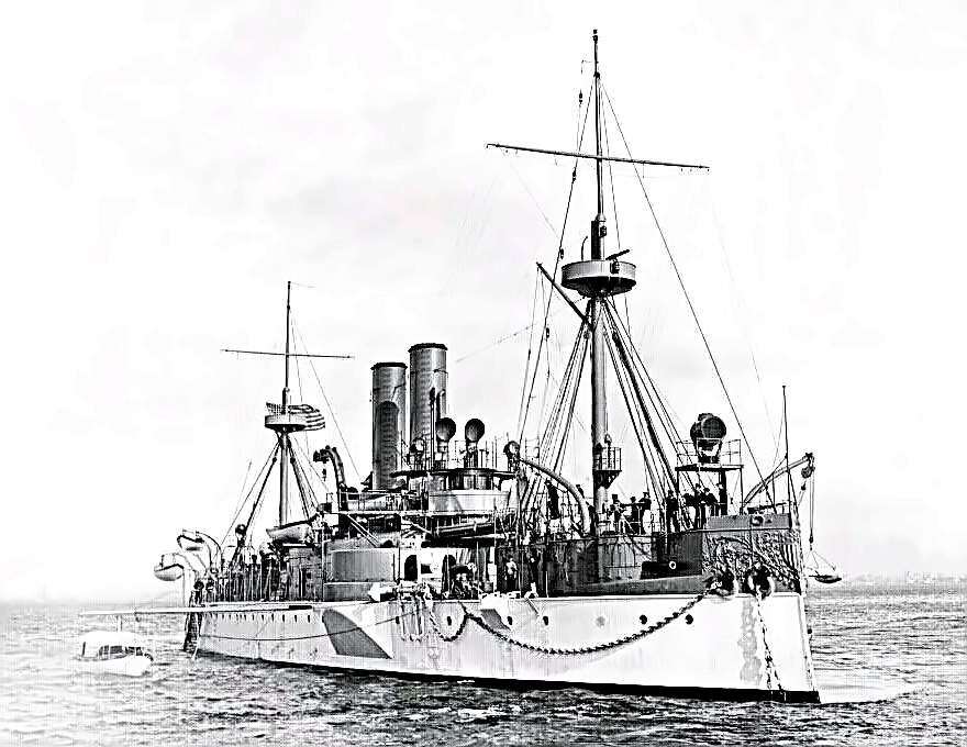 USS Maine moored