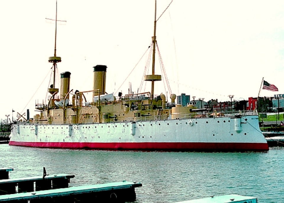 USS Olympia - Dewey's flagship in Manila Bay battle