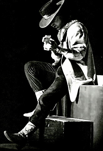 Blues Guitarist Stevie Ray Vaughan