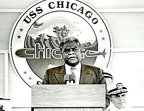 Mayor of Chicago Harold Washington