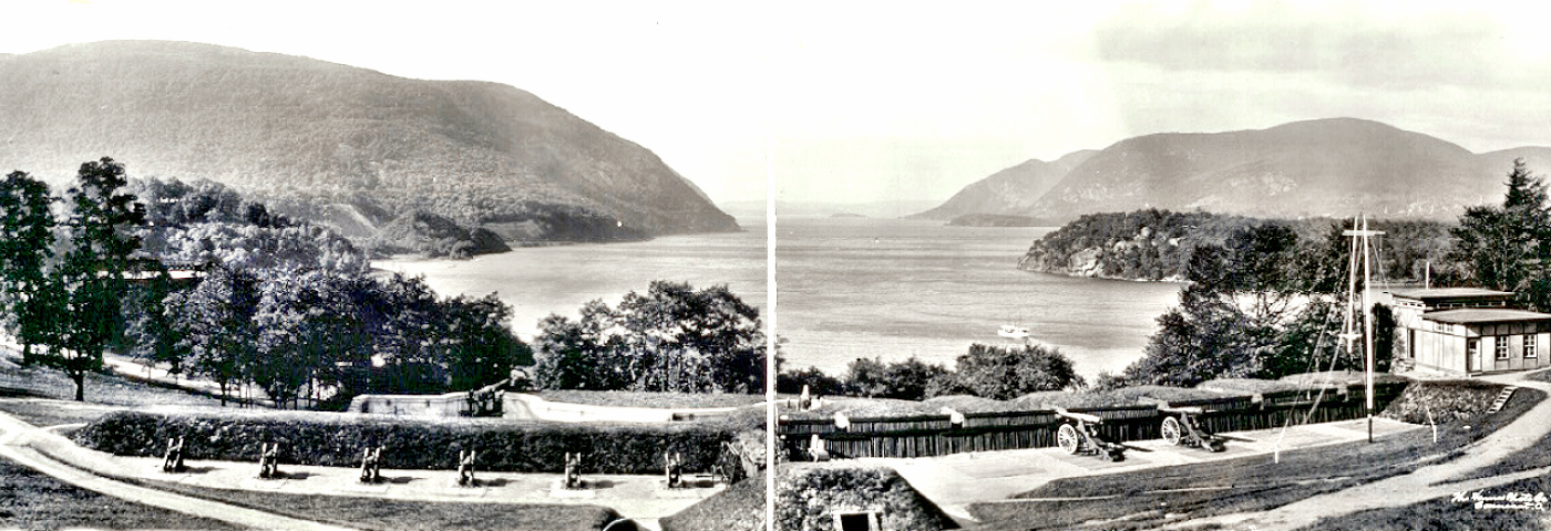 The Hudson at West Point, New York (looking North)