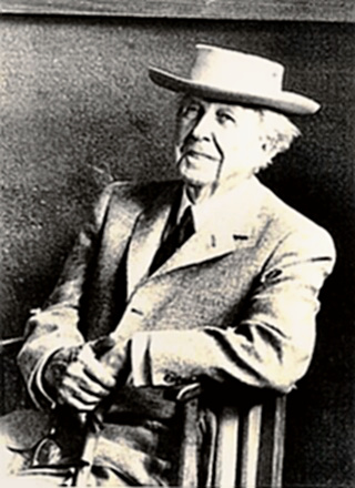 Architect Frank Lloyd Wright